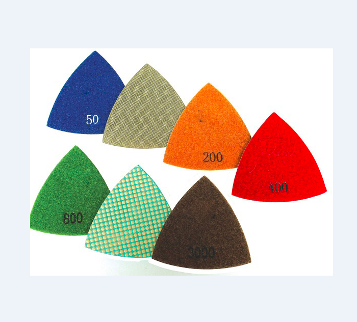 Corner Triangular Polishing Pads