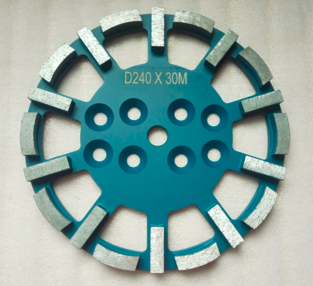 240mm Diamond Grinding Plate for grinding concrete, terrazzo and masonry surfaces