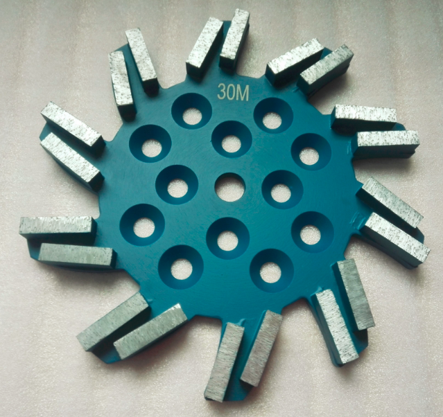 Ø250mm Star Grinding Plate for Blastrac