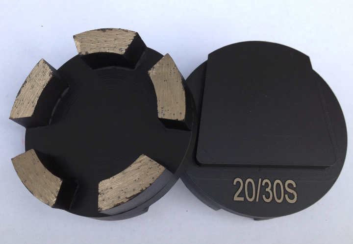 Surface Preparation Tools - Grinding Puck single row with trapezoid lock