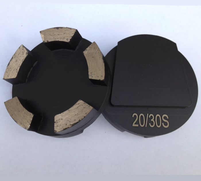 Surface Preparation Tools - Grinding Puck single row with trapezoid lock