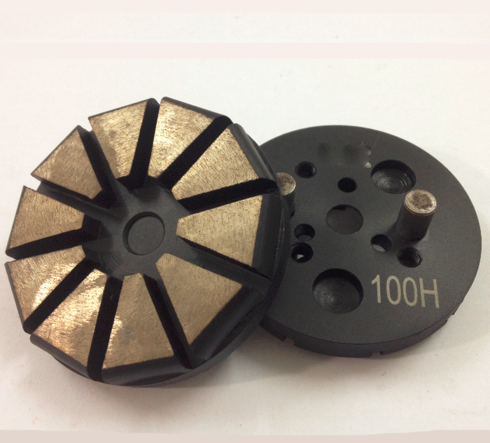 Universal Ten Beveled Diamond Grinding Puck Polar Magnetic