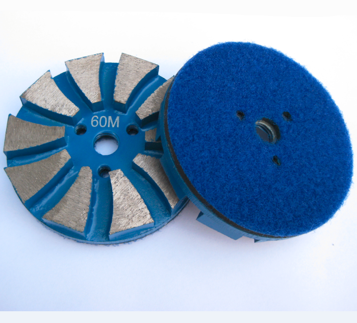 3xM6 holes Diamond Grinding Puck with or non velcro backing