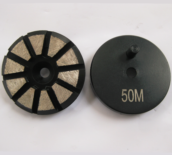 STONEKOR Magnetic with Pin 3 Inch 83mm 10 Seg Metal Grinding Puck