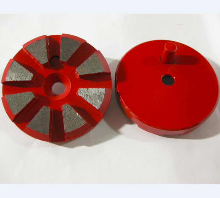 STONEKOR Magnetic with Pin 3 Inch 83mm 8 Seg Metal Grinding Puck