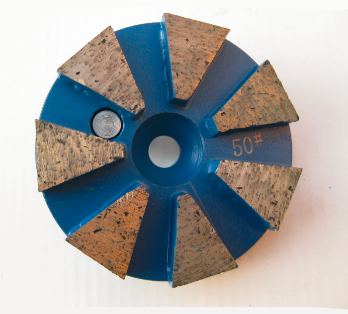 STONEKOR Magnetic with Pin 3 Inch 83mm 7 Seg Metal Grinding Puck