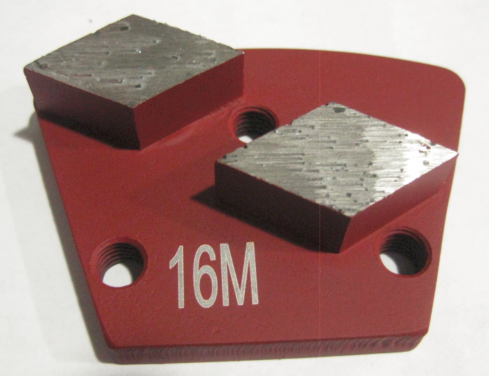 Bolt On Diamond Grinding Trapezoid Plate - Rhombus Diamond Segment