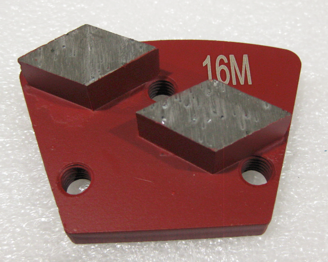 Bolt On Diamond Grinding Trapezoid Plate - Rhombus Diamond Segment