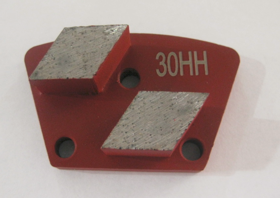 Bolt On Diamond Grinding Trapezoid Plate - Rhombus Diamond Segment