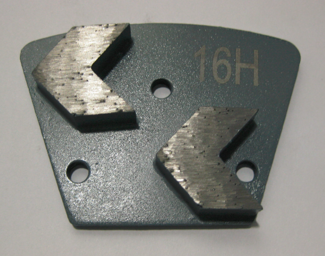 Diamond Grinding Trapezoid Plate Bolt On - Arrow Segment