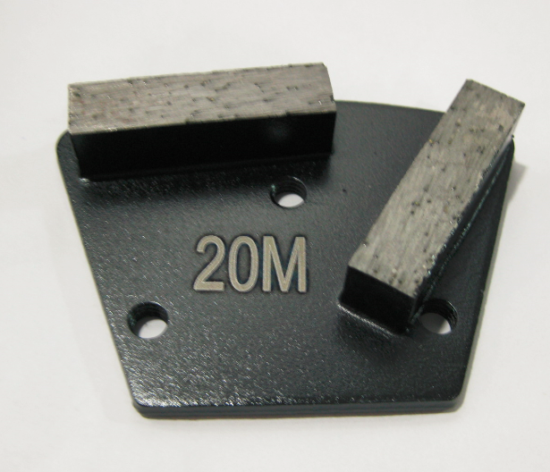 Diamond Grinding Trapezoid Plate Screwed On- Double Segment