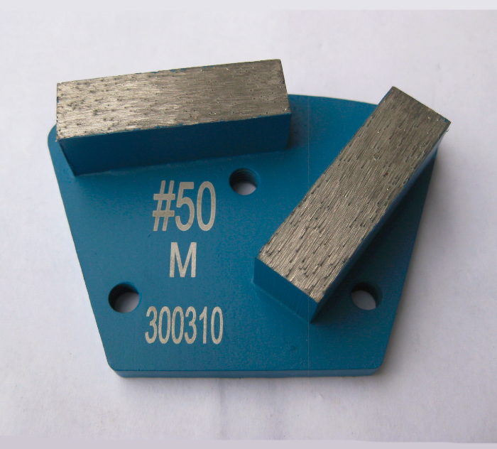 Diamond Grinding Trapezoid Plate Screwed On- Double Segment