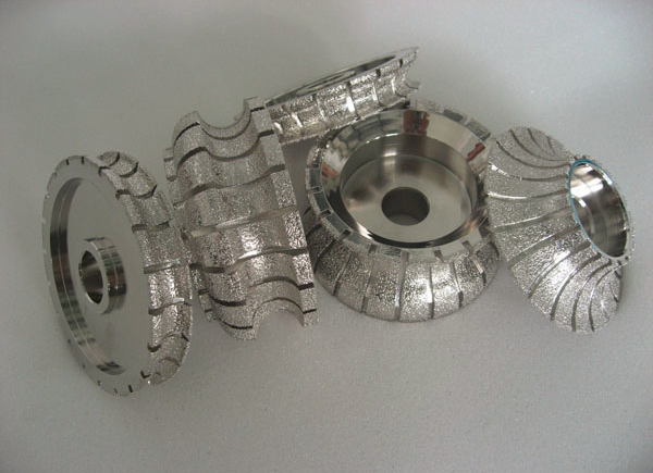 Vacuum Brazed CNC Profile Wheels