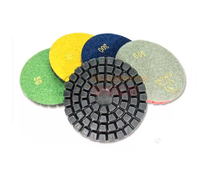 4 Inch economy wet concrete polishing pad