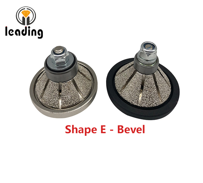 Shape E - Bevel Vacuum Brazed Hand Profile Wheel