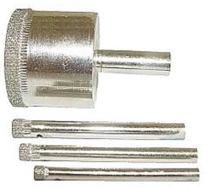 Electroplated Drill Bits for Marble, Glass, and Porcelain