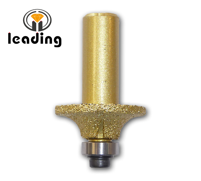 3/16 inch (5mm) Radius Brazed Diamond Router Bit 1/2