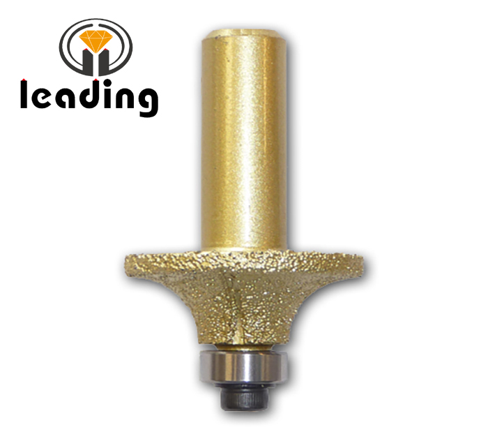 3/8 inch (10mm)  Radius Brazed Diamond Router Bit 1/2