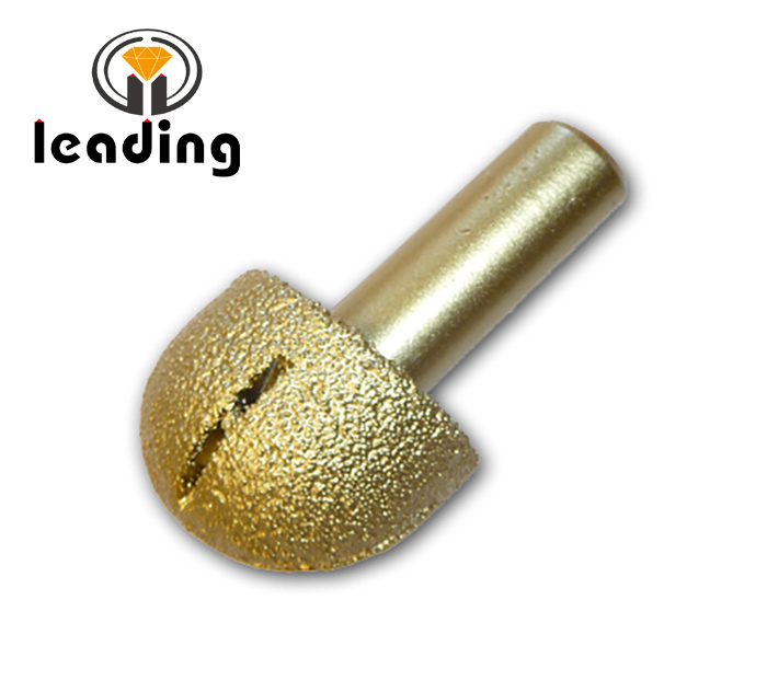 Rounded Brazed Diamond Router Bit 1/2