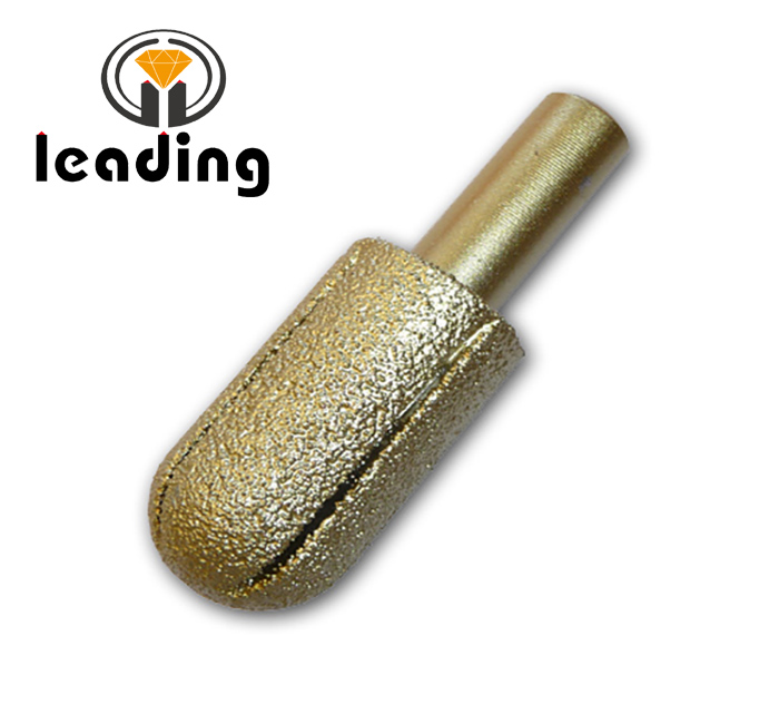 Rounded Brazed Diamond Router Bit 1/2