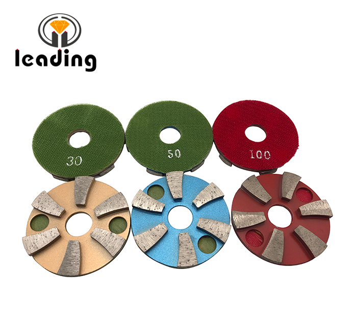 3JKP - 3 Inch DONGSING Metal Floor Grinding Discs Velcro Backed