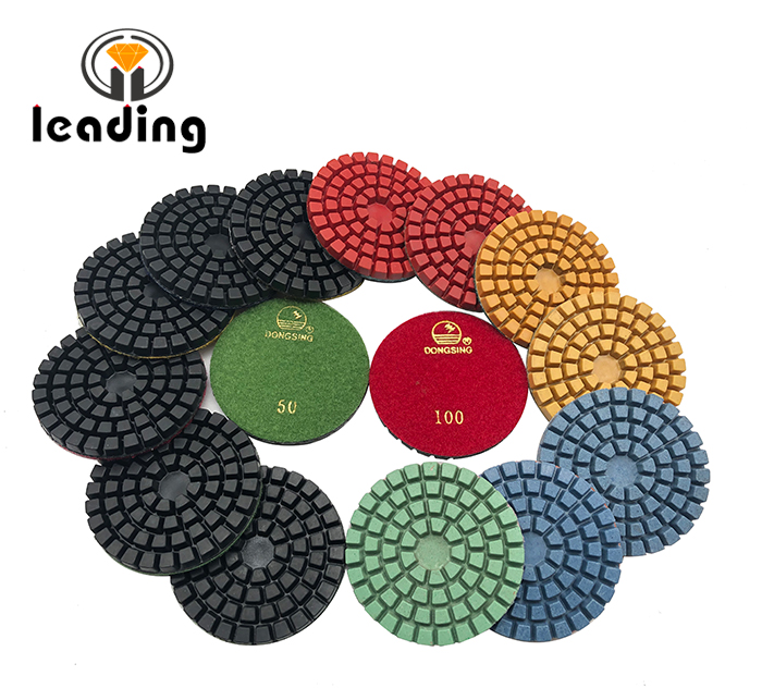 4DS7 - 4 Inch DONGSING Thick Flexible Polishing Pads