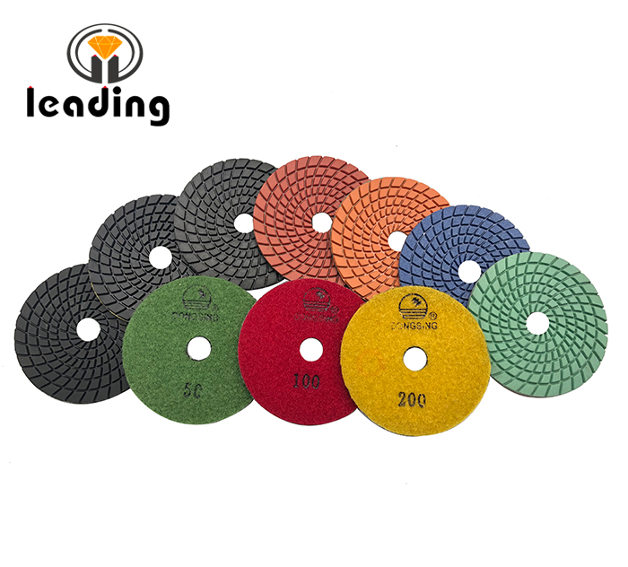 4DS2 - 4 Inch DONGSING Spiral Flexible Polishing Pads