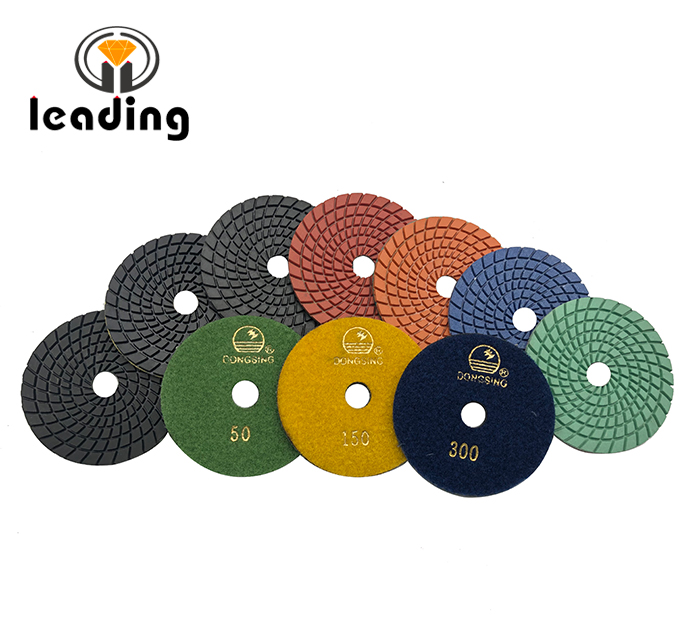 4DS2 - 4 Inch DONGSING Spiral Flexible Polishing Pads