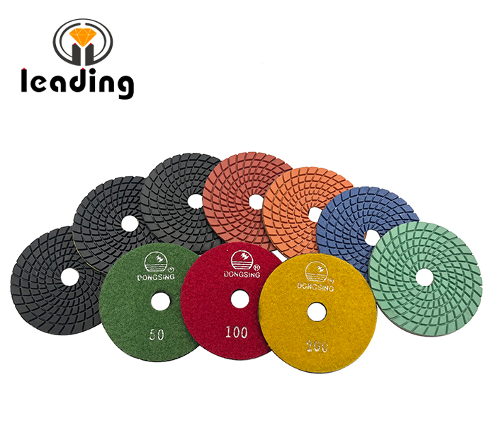 4DS2 - 4 Inch DONGSING Spiral Flexible Polishing Pads