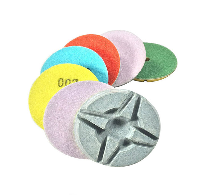 White Floor Polishing Pads For Marble Floor Restoration