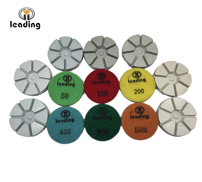 White Floor Polishing Pads For Marble Floor Restoration