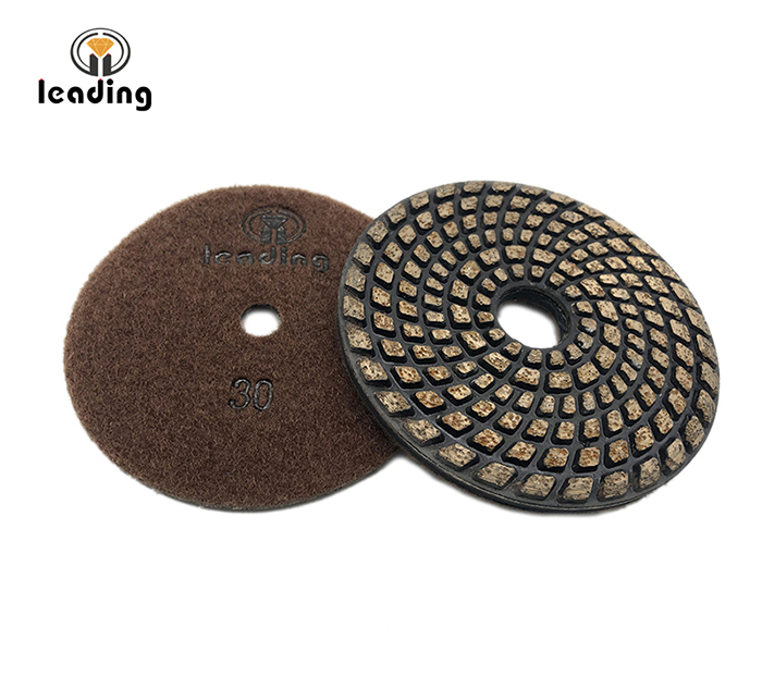 Spiral Metal Bond Flexible Diamond Polishing/Grinding Pads 