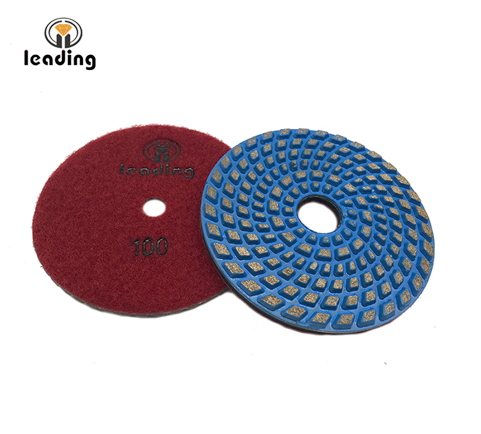 Spiral Metal Bond Flexible Diamond Polishing/Grinding Pads 