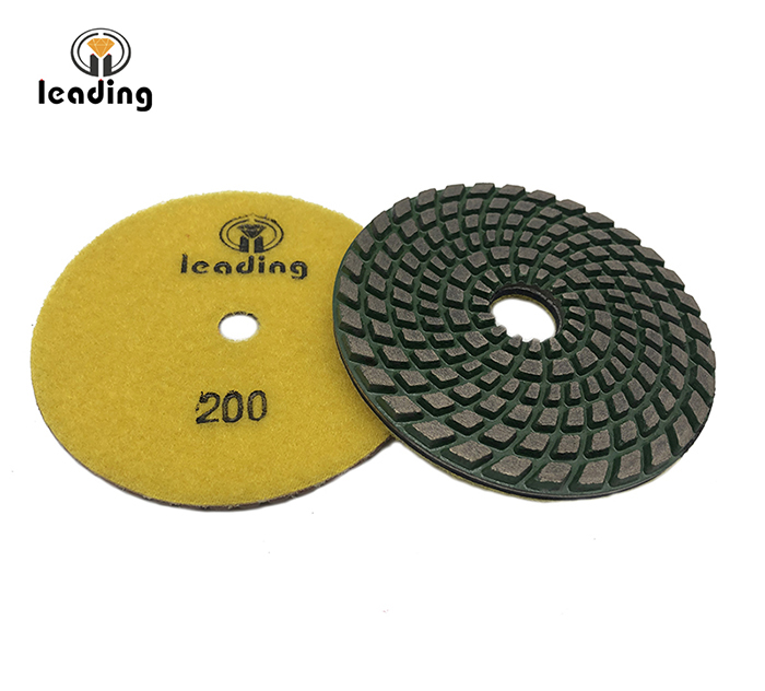 Spiral Metal Bond Flexible Diamond Polishing/Grinding Pads 