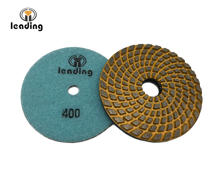 Spiral Metal Bond Flexible Diamond Polishing/Grinding Pads 