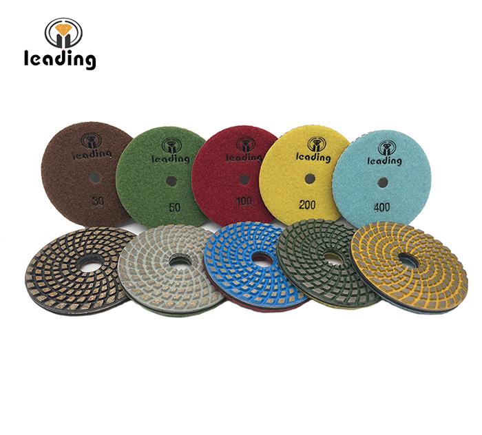 Spiral Metal Bond Flexible Diamond Polishing/Grinding Pads 