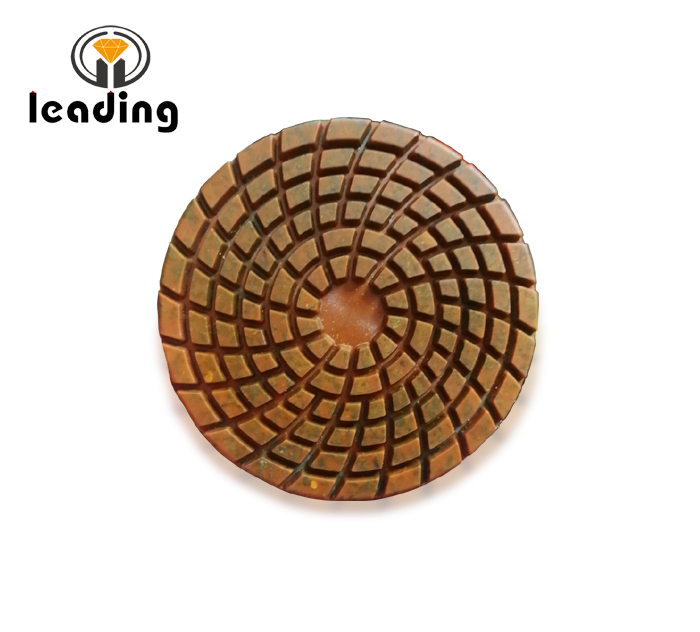 Diamond Polishing Pads with Metal Fragments