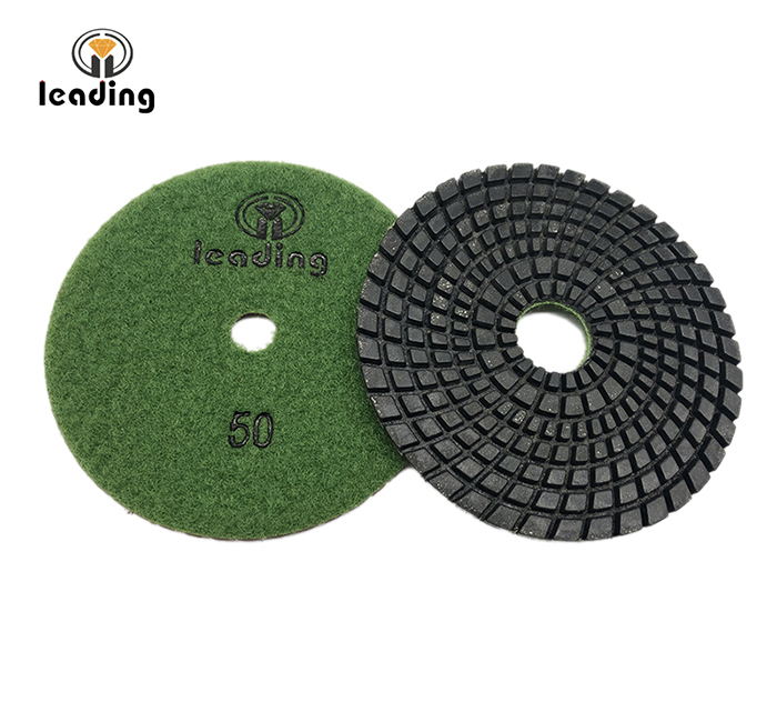 Flexible Resin-Pregnant Diamond Metal Chips Polishing Pads