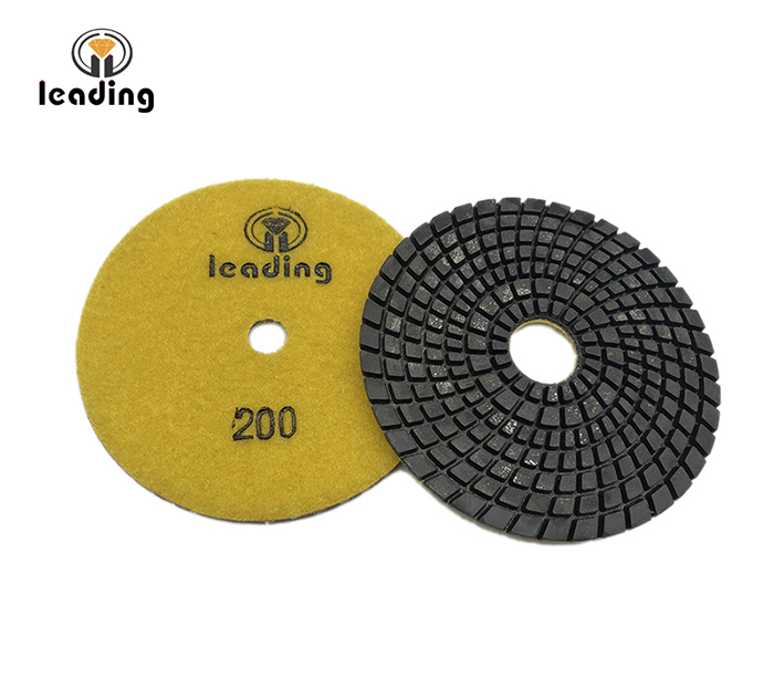 Flexible Resin-Pregnant Diamond Metal Chips Polishing Pads