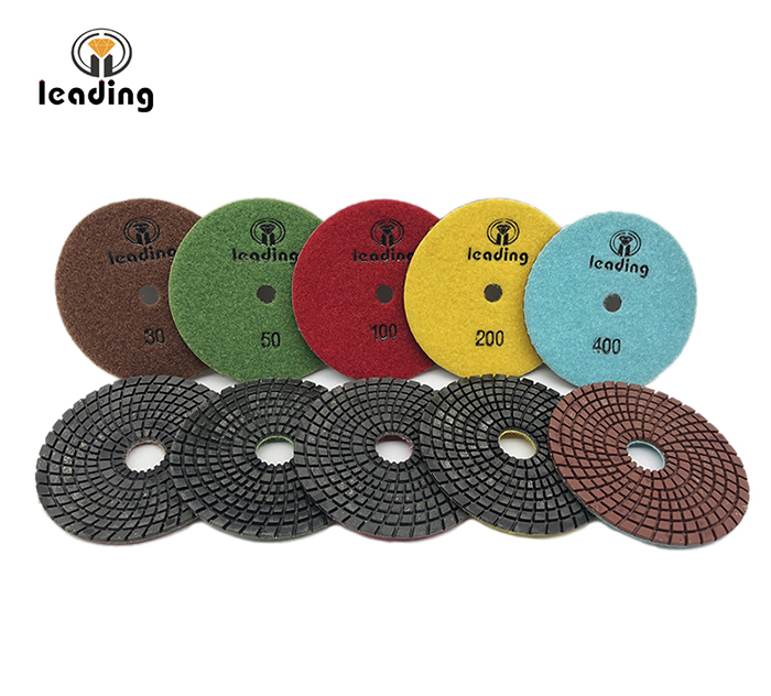 Flexible Resin-Pregnant Diamond Metal Chips Polishing Pads