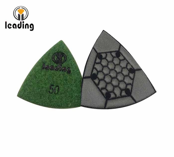 Triangular Dry Polishing Pads KNQ 