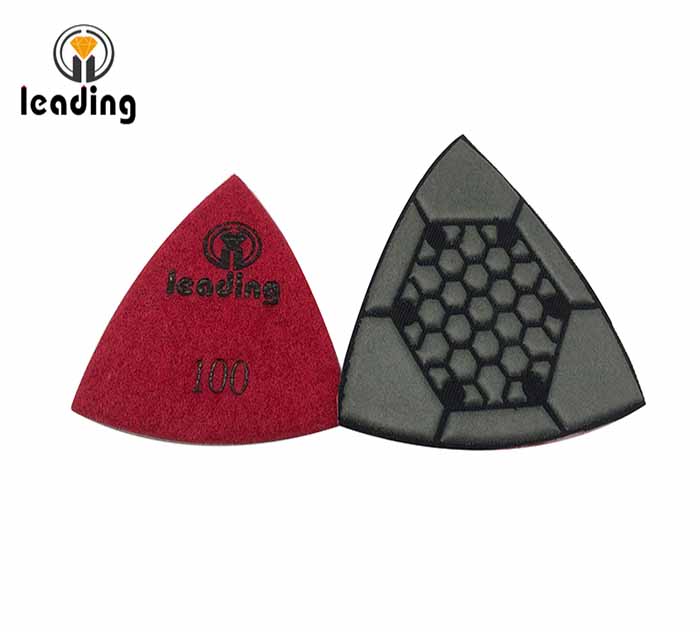 Triangular Dry Polishing Pads KNQ 