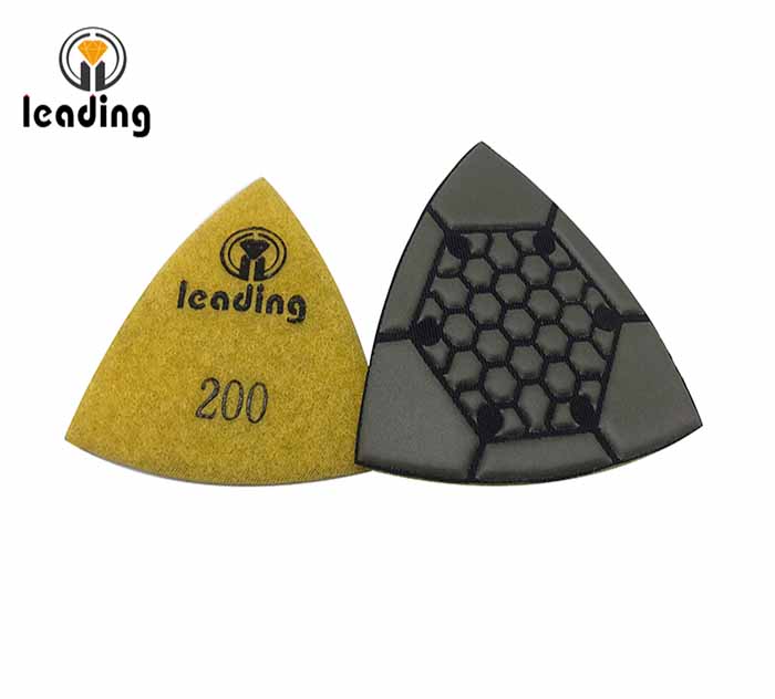 Triangular Dry Polishing Pads KNQ 