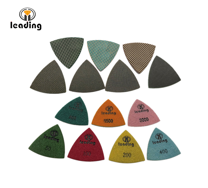 Leading Triangle Polishing pads Wet/Dry