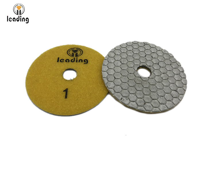 Leading 3 Step White Dry Diamond Polishing Pads GFS