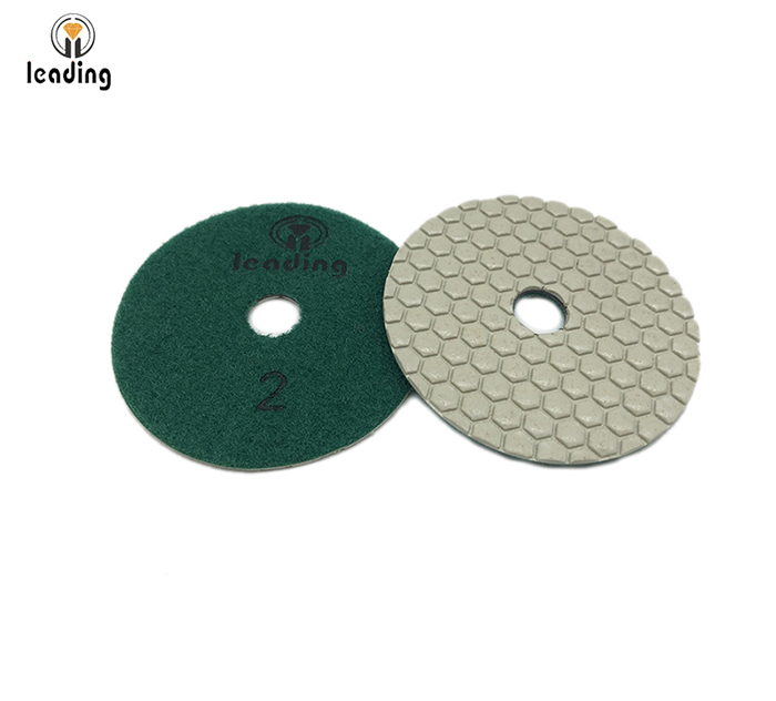 Leading 3 Step White Dry Diamond Polishing Pads GFS