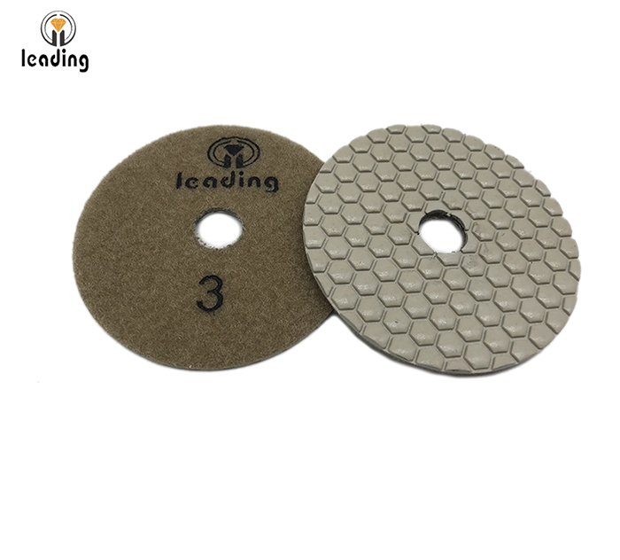 Leading 3 Step White Dry Diamond Polishing Pads GFS