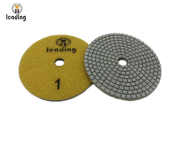 Leading 3 step White Dry/Wet Diamond Polishing Pads