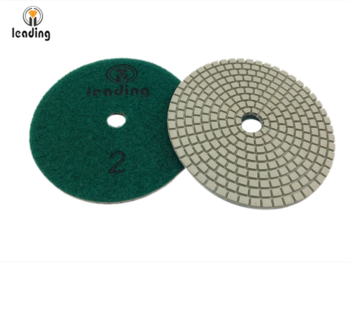 Leading 3 step White Dry/Wet Diamond Polishing Pads