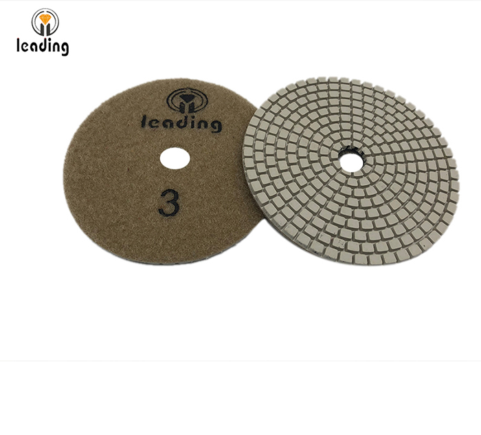 Leading 3 step White Dry/Wet Diamond Polishing Pads